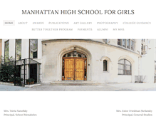 Tablet Screenshot of manhattan-hs.org